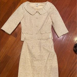 Talbots two piece skirt and jacket set